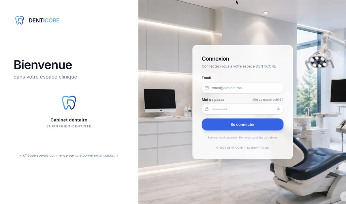 Denticore — en cours de développement