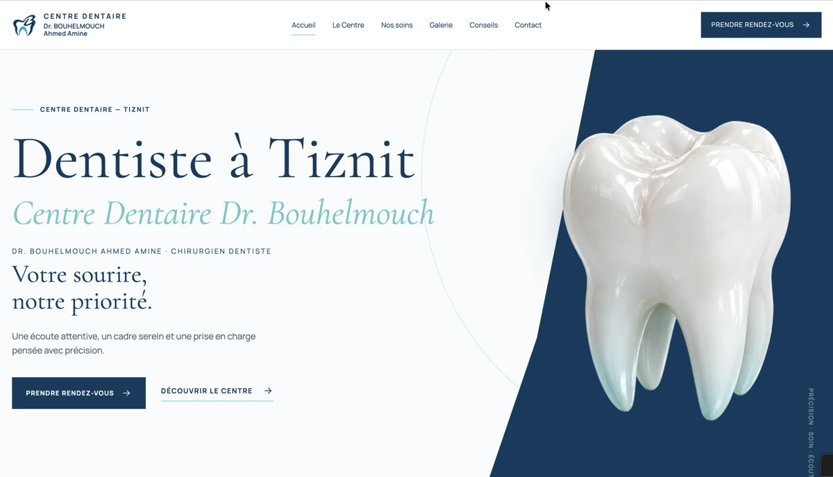 Dr Bouhelmouch — Cabinet dentaire